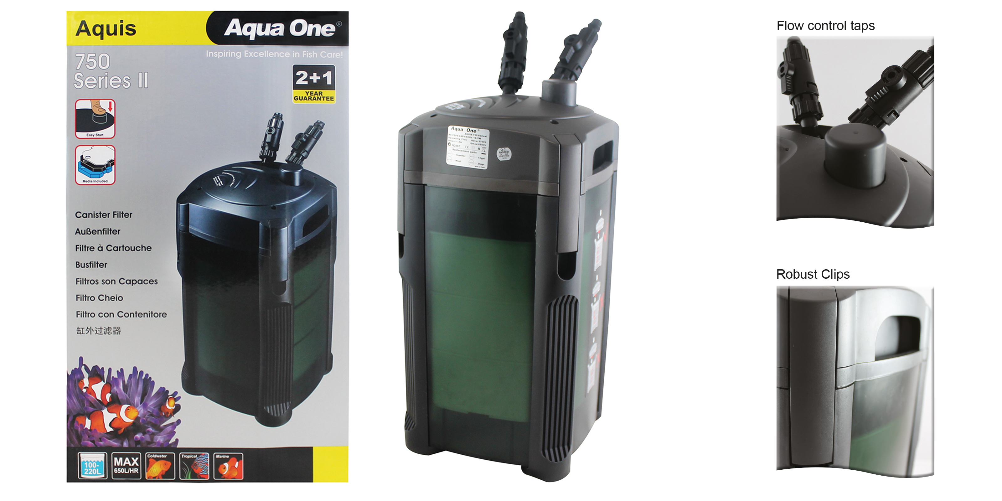 Aqua one shop canister filter